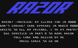 C64 GameBase Razor_[Preview] (Preview) 2000